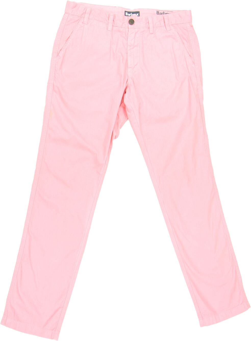 Barbour Euston Garment Dyed Twill Chino Pink Utility Pants Trousers 34 X 34